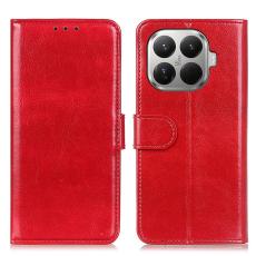 Xiaomi 17T Fodral Crazy Horse L&auml;der R&ouml;d