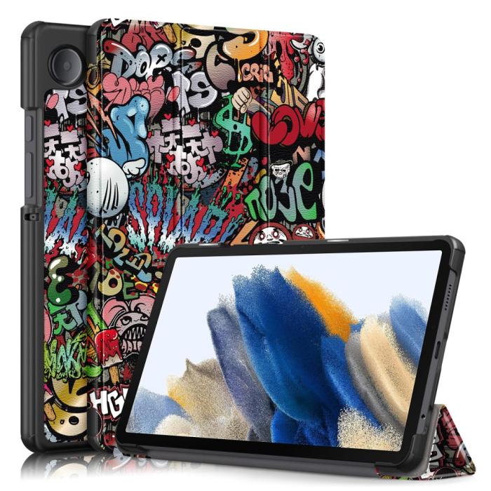Bild 1, Samsung Galaxy Tab A9 Fodral Tri-Fold Graffiti