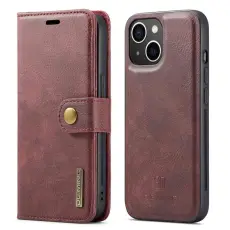 DG.MING iPhone 14 Plus 2in1 Magnet Fodral / Skal R&ouml;d