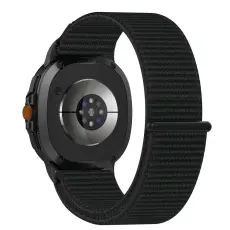 Galaxy Watch 8 46/44/40 mm Armband Nylon Loop Svart
