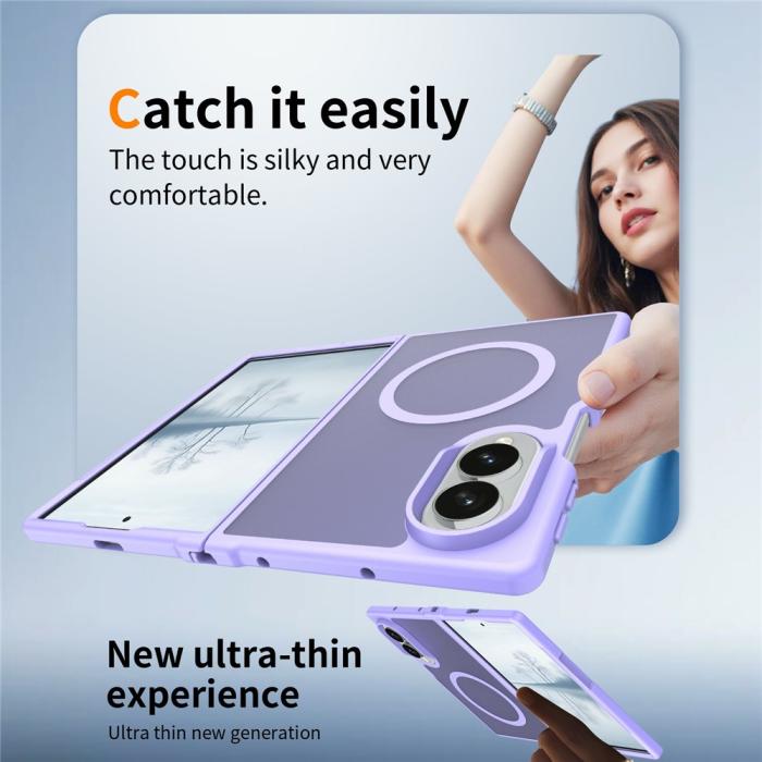 Bild 5, Samsung Galaxy Z Fold 8 Skal MagSafe TPU Lila