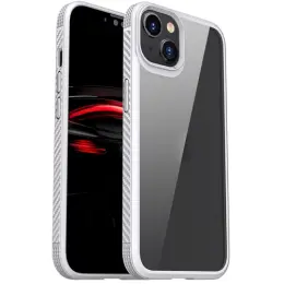 IPAKY iPhone 14 Skal Shockproof Hybrid Vit