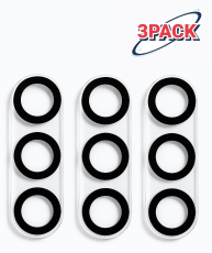 3-Pack Samsung Galaxy S24 Linsskydd I Härdat Glas Black Rings