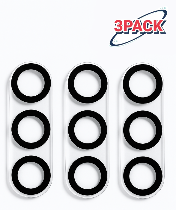 Bild 1, 3-Pack Samsung Galaxy S24 Linsskydd I Härdat Glas Black Rings