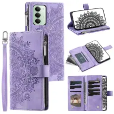 Xiaomi Redmi 15 Fodral Mandala L&auml;der Lila