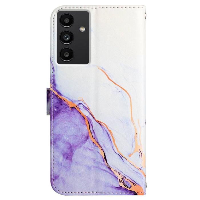 Bild 3, Samsung Galaxy A04s / A13 5G Fodral Marmor Vit/Lil