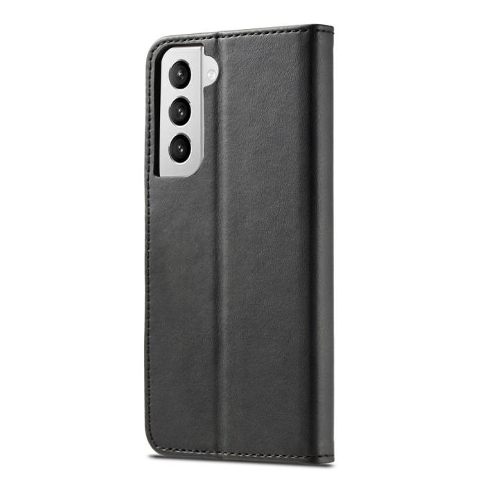 Bild 3, Samsung Galaxy S21 Plus - LC.IMEEKE Läder Fodral - Svart