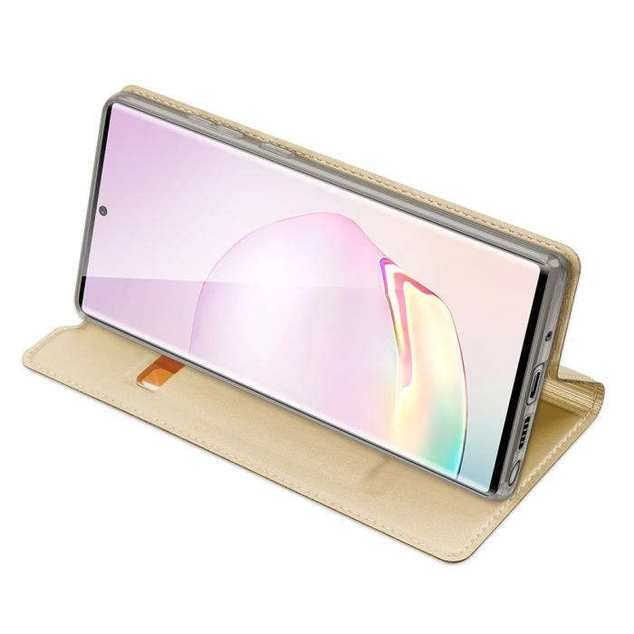 Bild 4, Samsung Galaxy Note 20 - DUX DUCIS Plånboksfodral - Guld
