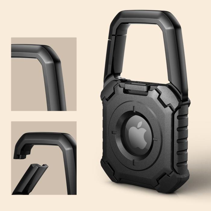 Bild 4, Tech-Protect Apple AirTag 2/1 Hållare Kevlar Svart