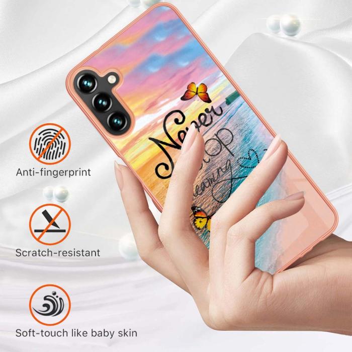 Bild 2, Samsung Galaxy A54 5G Skal Marmor TPU Never Stop Dreaming