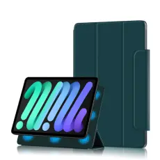 iPad Mini 2024/2021 2in1 Magnetiskt Tri-Fold Fodral Grön