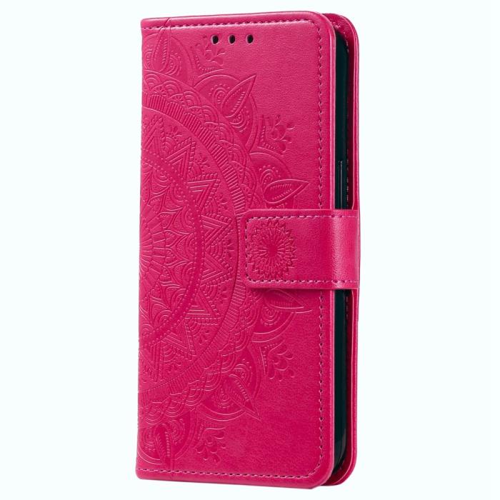 Bild 5, Samsung Galaxy S23 Plus Fodral Mandala Läder Rosa