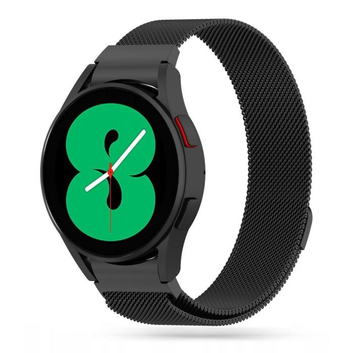 Bild 1, Tech-Protect Milanese Loop Metall Armband Galaxy Watch 4/5/5 Pro/6/7/FE Svart