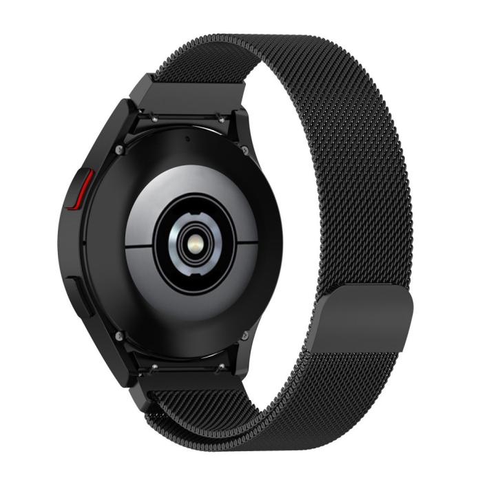Bild 3, Tech-Protect Milanese Loop Metall Armband Galaxy Watch 4/5/5 Pro/6/7/FE Svart