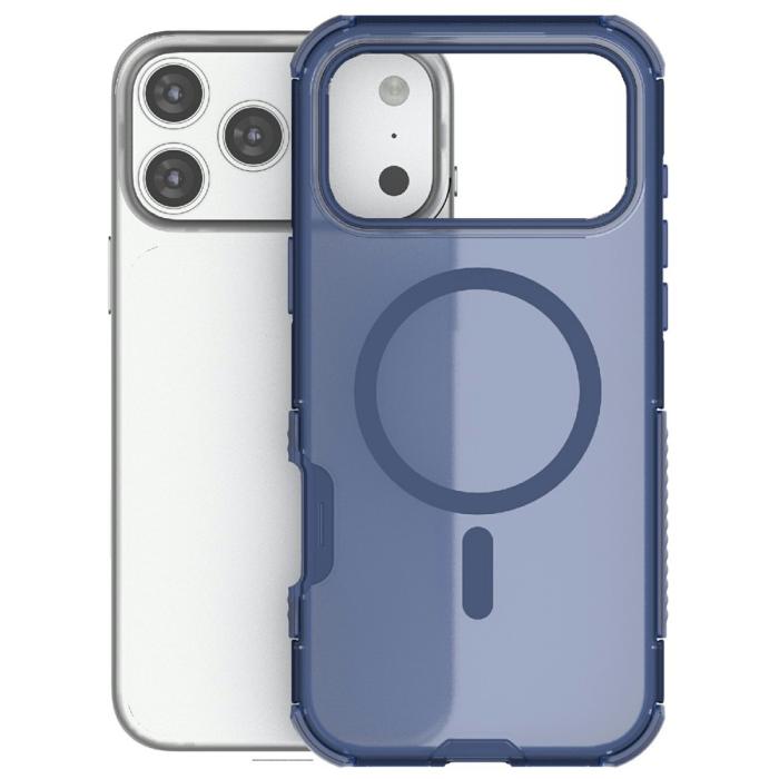 Bild 3, iPhone 17 Pro Max Skal MagSafe Shockproof Hybrid Blå
