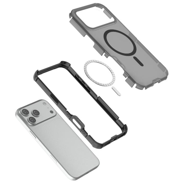 Bild 4, iPhone 17 Pro Max Skal MagSafe Shockproof Hybrid Blå