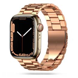 Tech-Protect Apple Watch 42/44/45/49 mm Armband Stainless Roséguld