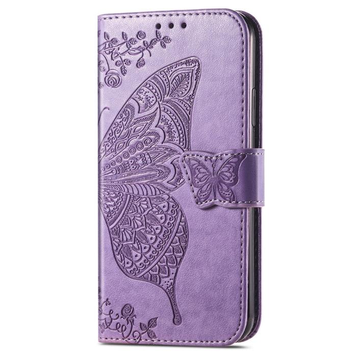 Bild 5, Samsung Galaxy S24 Plus Fodral Big Butterfly Ljus Lila
