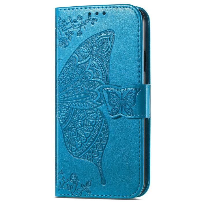Bild 5, Samsung Galaxy S24 Plus Fodral Big Butterfly Blå