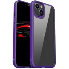 IPAKY iPhone 14 Skal Shockproof Hybrid Lila