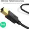 UGREEN 5m USB-A - USB-B 2.0 Kabel Svart