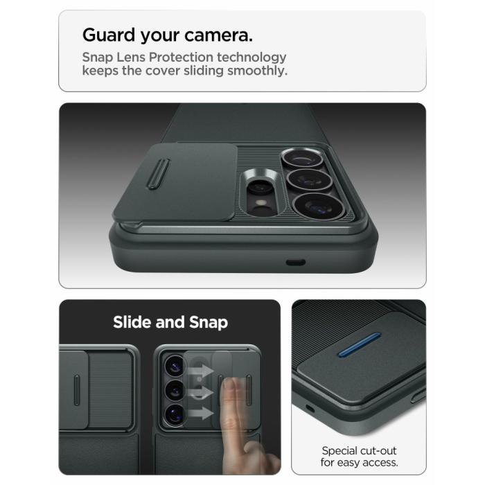 Bild 6, Spigen Galaxy S26 Ultra Skal Optik Armor Abyss Green