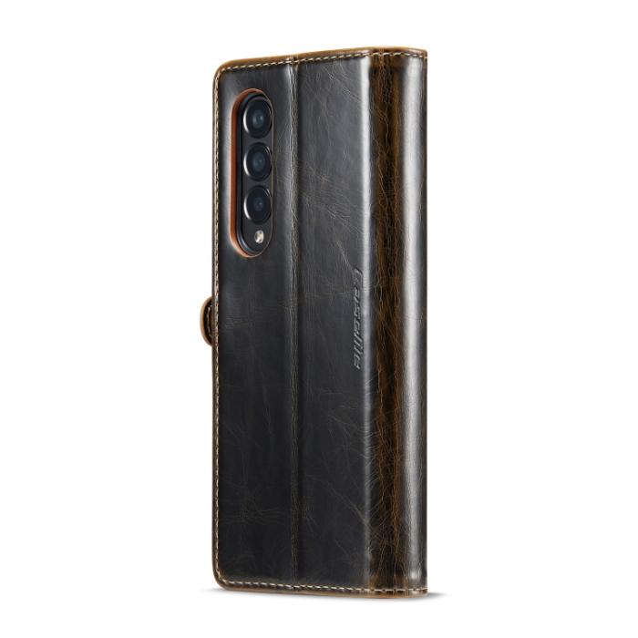 Bild 3, CASEME Galaxy Z Fold 3 Fodral Oil Wax Brun