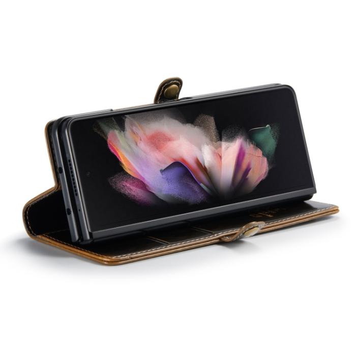 Bild 4, CASEME Galaxy Z Fold 3 Fodral Oil Wax Brun