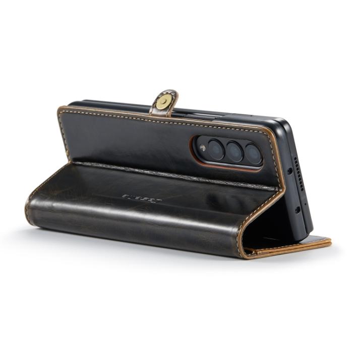 Bild 5, CASEME Galaxy Z Fold 3 Fodral Oil Wax Brun