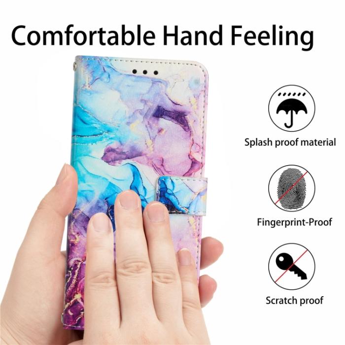Bild 5, Xiaomi 13 Pro 5G Fodral Marmor Rosa/Lila
