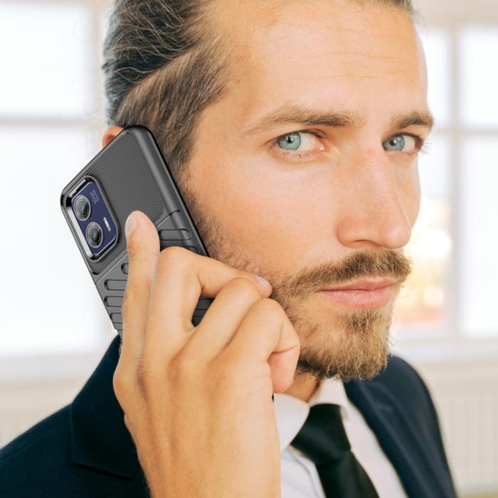 Bild 6, Motorola Moto G73 5G Skal Twill Textur Svart