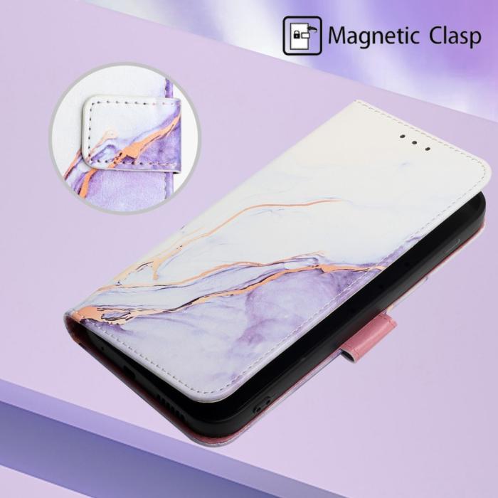 Bild 6, Samsung Galaxy A04s / A13 5G Fodral Marmor Vit/Lil