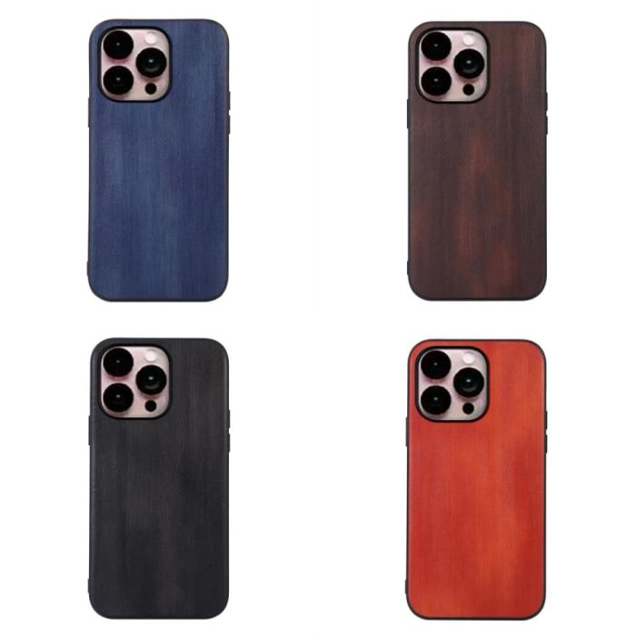 Bild 3, iPhone 14 Pro Max Skal PU Läder Svart