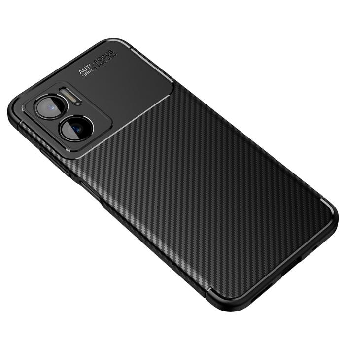 Bild 2, Xiaomi Redmi 10 5G Skal Kolfiber Textur Svart