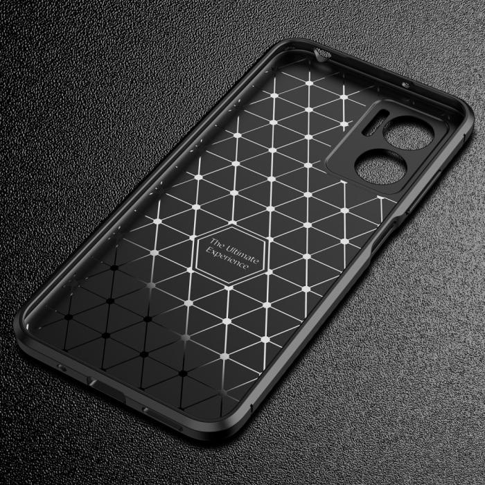 Bild 6, Xiaomi Redmi 10 5G Skal Kolfiber Textur Svart