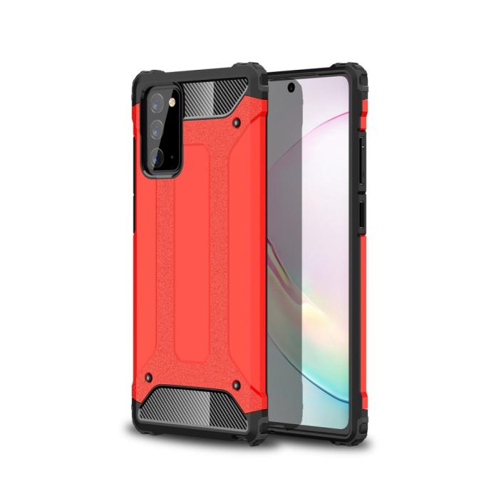 Bild 1, Samsung Galaxy Note 20 - Armor Hybrid Skal - Röd
