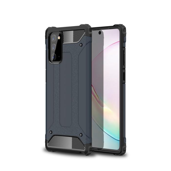 Bild 1, Samsung Galaxy Note 20 - Armor Hybrid Skal - Mörk Blå