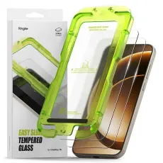 Ringke OnePlus 15 2-PACK Easy Slide Sk&auml;rmskydd H&auml;rdat Glas