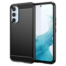 Samsung Galaxy A54 5G Skal Borstad Stål Textur Svart