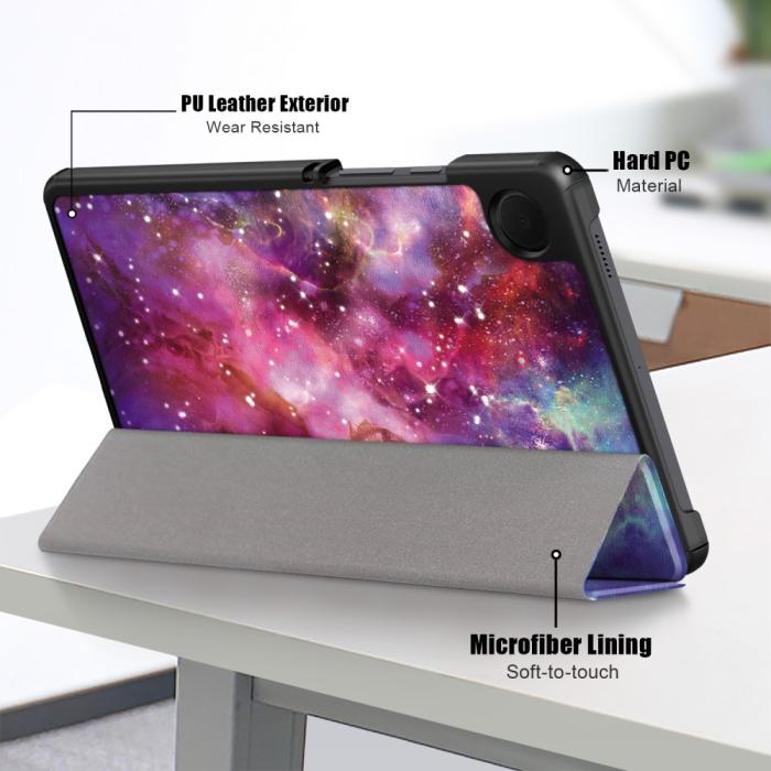 Bild 5, Samsung Galaxy Tab A9 Fodral Tri-Fold Cosmic Space