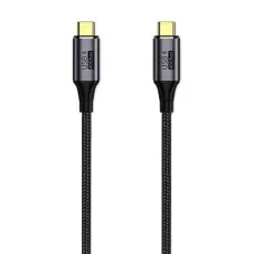 50cm 100W PD Thunderbolt 3/4 Kabel USB-C - USB-C 8K/60Hz Svart