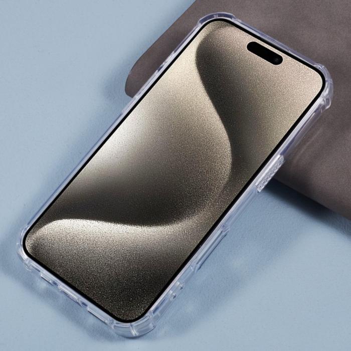 Bild 6, iPhone 16 Pro Max Skal TPU/Akryl Transparent