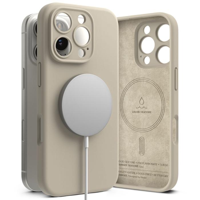 Bild 1, Ringke iPhone 16 Pro Max Skal MagSafe Silikon Stone