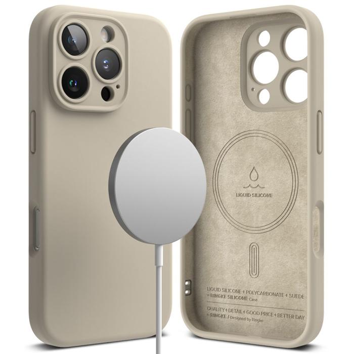 Bild 2, Ringke iPhone 16 Pro Max Skal MagSafe Silikon Stone