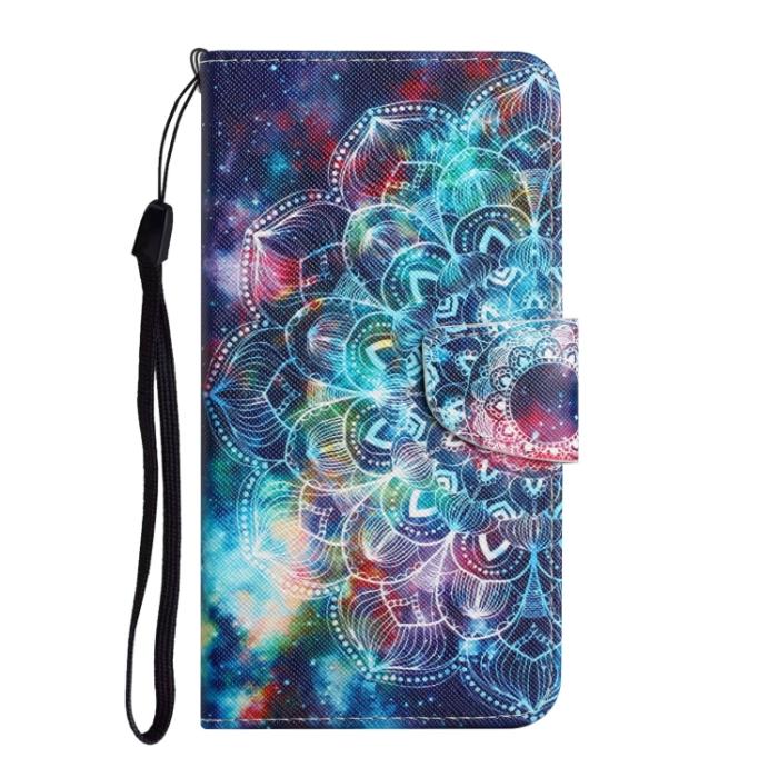 Bild 2, Xiaomi Redmi 10C Fodral Med Tryck Galaxy Mandala
