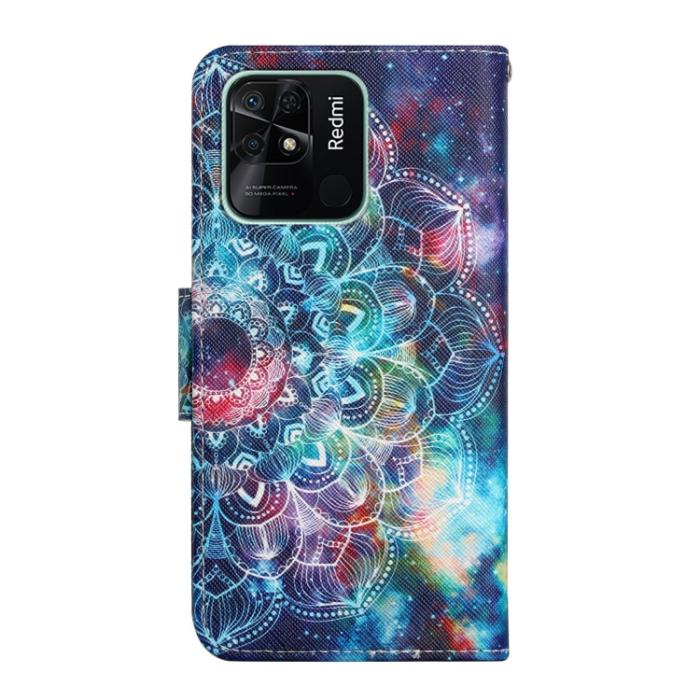 Bild 3, Xiaomi Redmi 10C Fodral Med Tryck Galaxy Mandala