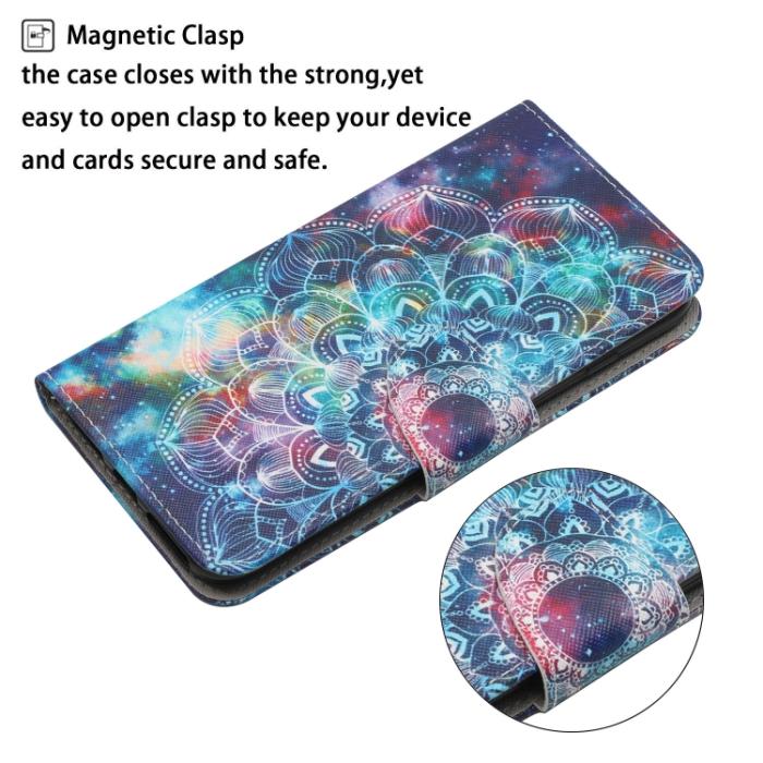 Bild 4, Xiaomi Redmi 10C Fodral Med Tryck Galaxy Mandala