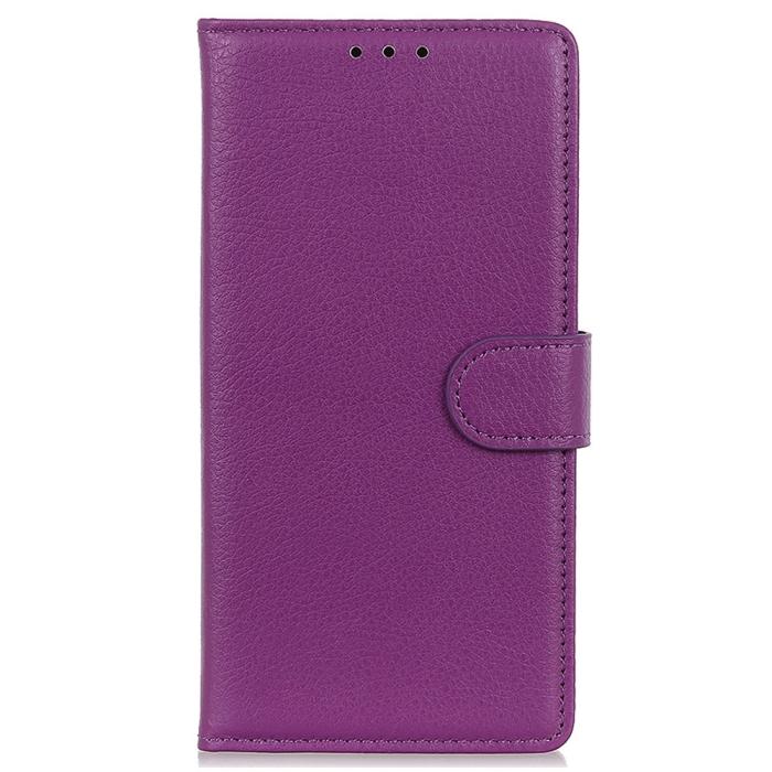 Bild 6, Samsung Galaxy S23 Plus Fodral Litchi Läder Lila