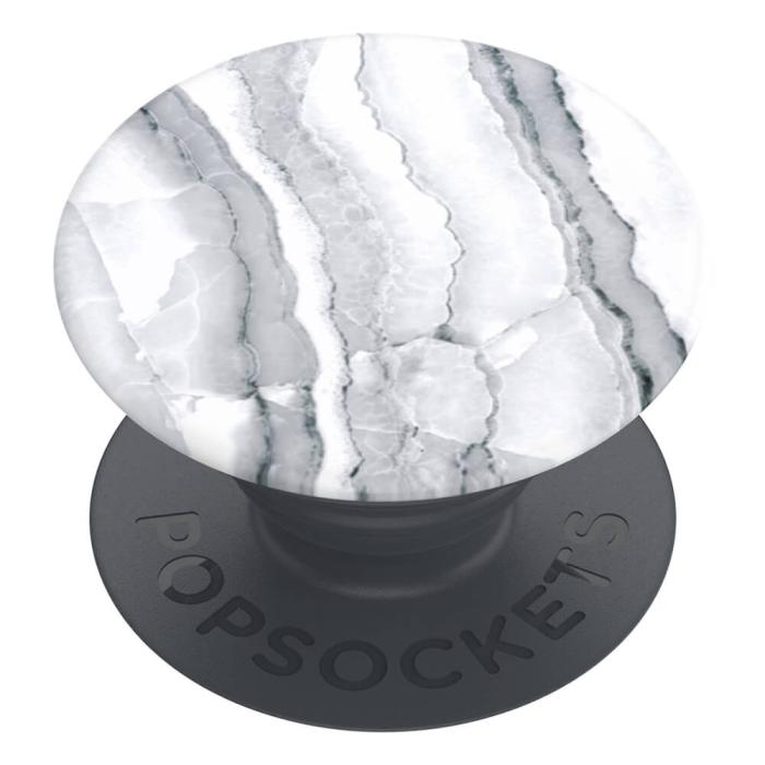 Bild 3, PopSockets Basic Grip Vit Granit