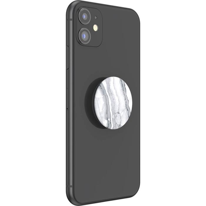 Bild 5, PopSockets Basic Grip Vit Granit